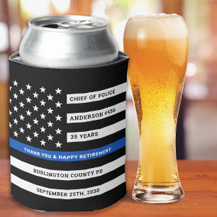 Porta-lata Agente de Polícia - Parte de Reforma Thin Blue Li