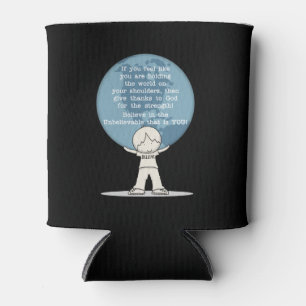 Porta-lata Agradecido pela Força