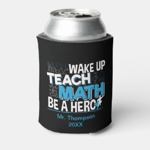 Porta-lata Agradecimento ao Professor de Matemática - Ensine,