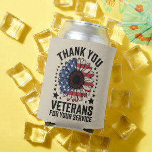 Porta-lata Agradecimento aos Veteranos Dia dos Veteranos Mili