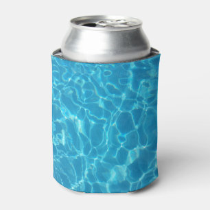 Porta-lata Água de Piscina Azul Céu Cristalino