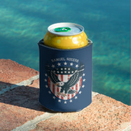 Porta-lata Águia Americana Retrô