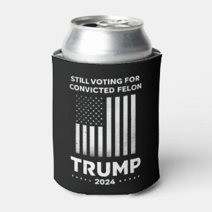 Porta-lata Ainda votando no réu condenado Trump 2024