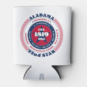 Porta-lata Alabama State Pride Monographic Cooler