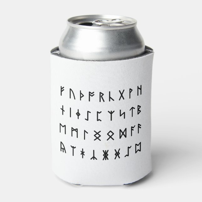 Porta-lata Alfabeto Runic [Futhorc] (Can Front)