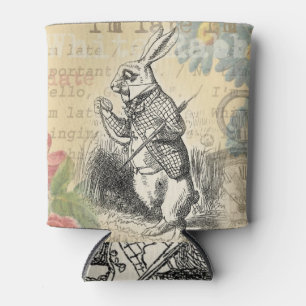 Porta-lata Alice no Coelho Branco na Arte Maravilha