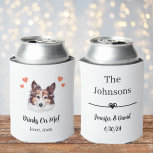 Porta-lata Alicerce de Lata de Casamento de Pet Personalizado