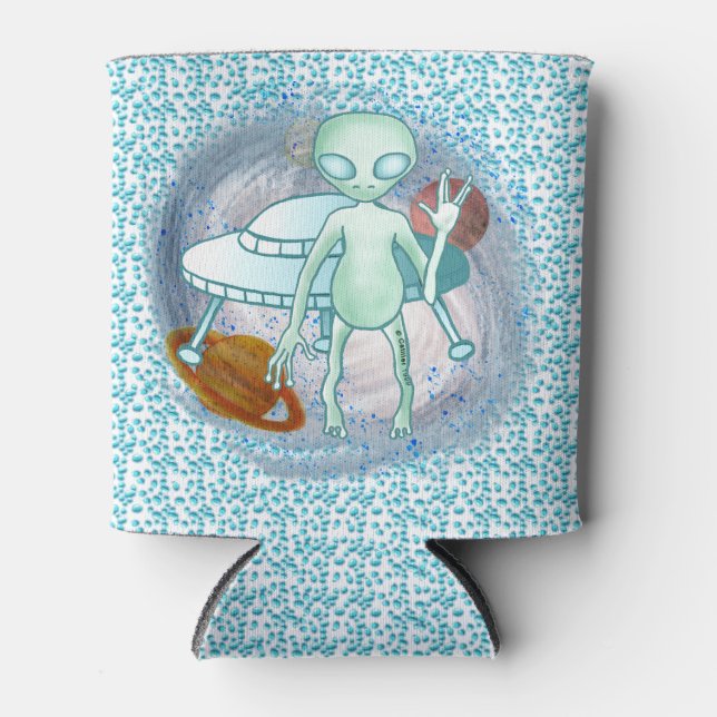 Porta-lata Alienígena Invader Can Cooler (Frente)