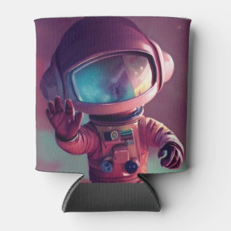 Porta-lata Alienígena Rosa Pequena