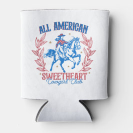 Porta-lata All American Swetheart Cowgirl Club