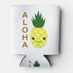 Porta-lata Aloha abacaxi bonito de Kawaii