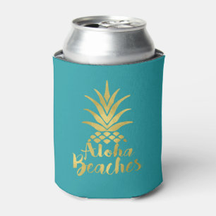 Porta-lata Aloha favor de festa de solteira das praias