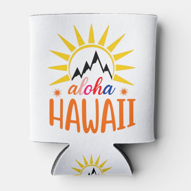 Porta-lata Aloha Hawaii (Frente)