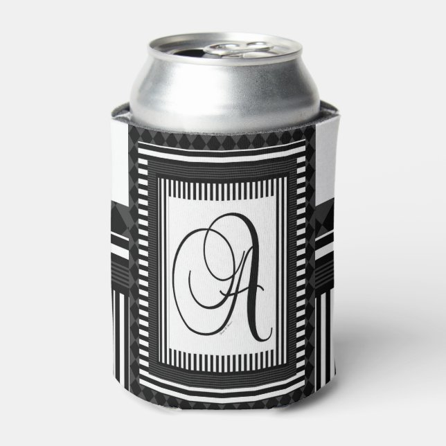 PORTA-LATA ALPHABET INICIAL A MONOGRAMA (Can Front)