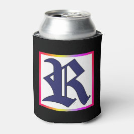 PORTA-LATA ALPHABET INICIAL R MONOGRAMA