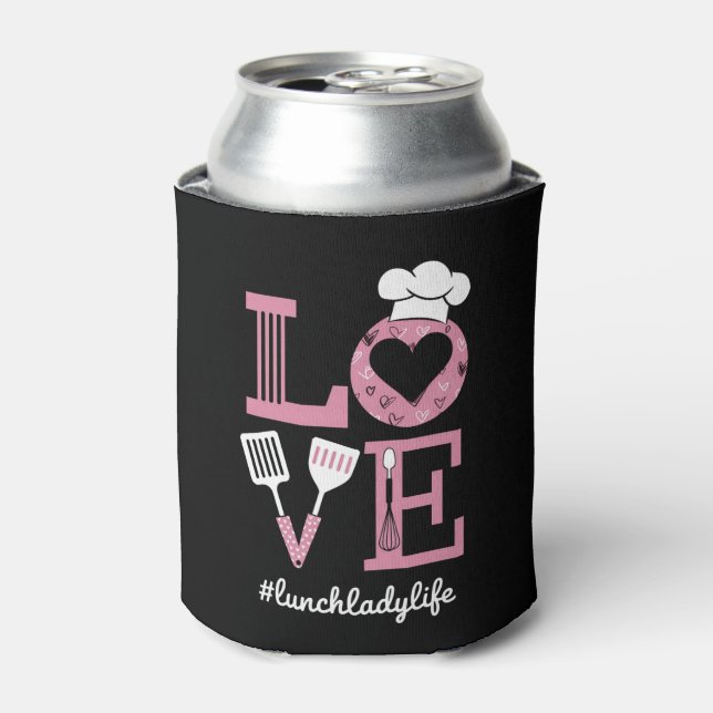 Porta-lata Ama a Vida de Senhora do Almoço Presentes Divertid (Can Front)