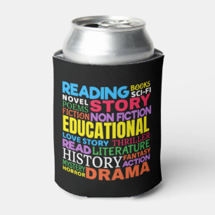 Porta-lata Ama Ler Livros - Gênero Arte com Palavras
