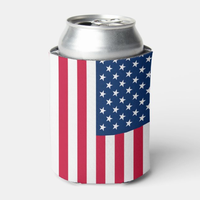 Porta-lata American Flag Can Cooler (Can Front)