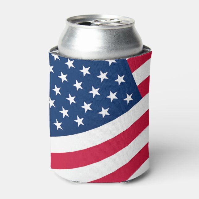 Porta-lata American Flag Can Cooler USA - Patriótico (Can Front)
