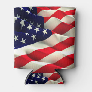 Porta-lata American Flag Can Coozie