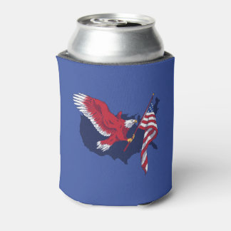 Porta-lata American Flag Eagle