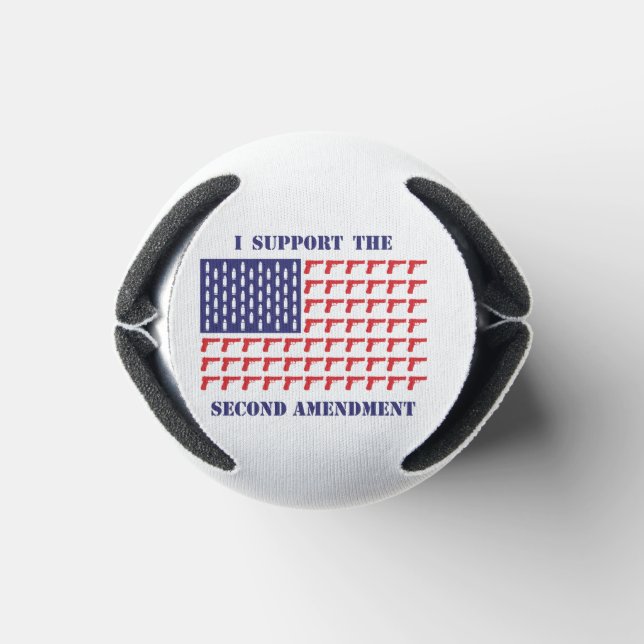 Porta-lata American-Flag-of-Guns-Pistol—segundo-Alteração (Parte inferior)
