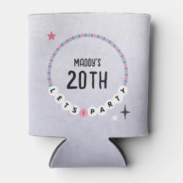 Porta-lata Amizade Bracelet Purple Aniversário