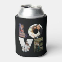 AMOR - 4 Casais/Colagem de Fotos da Família - Pret