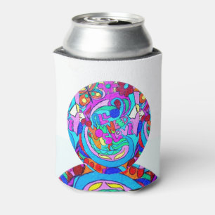 Porta-lata amor groovy do hippie