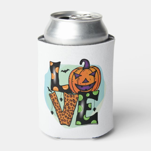 Porta-lata Amor Halloween, Halloween, Scary, Costume (Can Front)