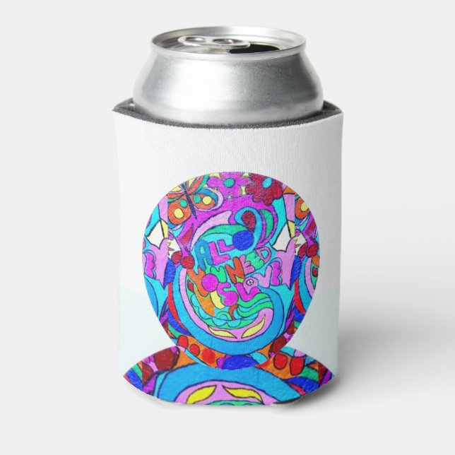 Porta-lata amor hippie groovy (Can Back)