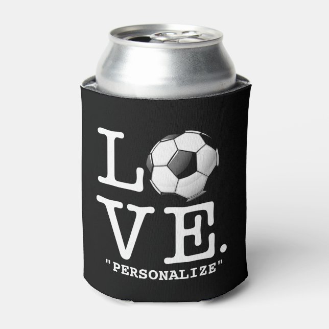 Porta-lata Amor Pela Bola De Futebol Glossy (Can Front)
