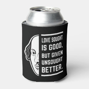 Porta-lata Amor Procurado É Uma Boa Citação Shakespeare