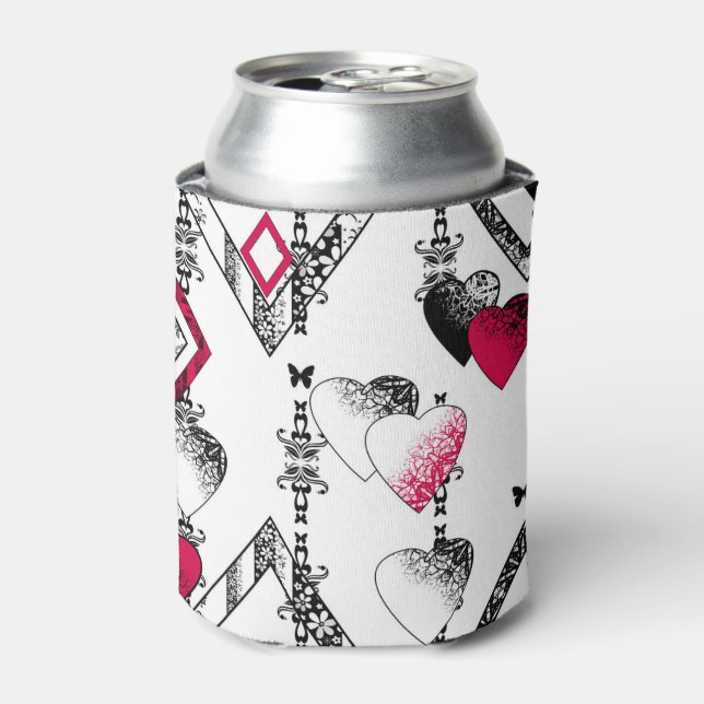 Porta-lata Amor, rede de pesca, retalhos (Can Front)