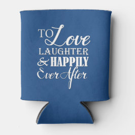 Porta-lata Amor Rir Feliz Após Casamento