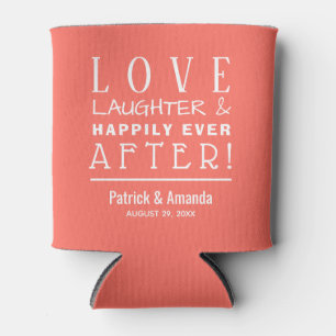 Porta-lata Amor Risos Feliz Para Sempre CORAL