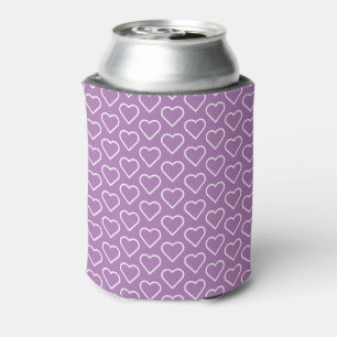 Porta-lata Amor Roxo - Adicione suas cores - Corações