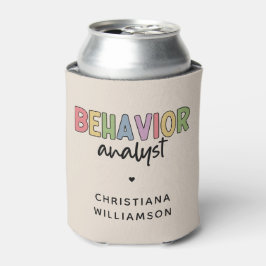 Porta-lata Analista de Comportamento Colorido de Nome Persona