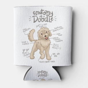 Porta-lata Anatomia de um Cachorro de Dodle