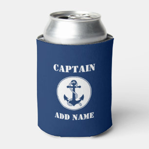 Porta-lata Anchor & Rope Capitão Adicionar Nome ou Nome do B