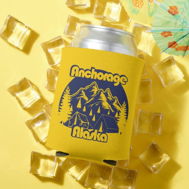 Porta-lata Anchorage Alaska (Verão in situ)