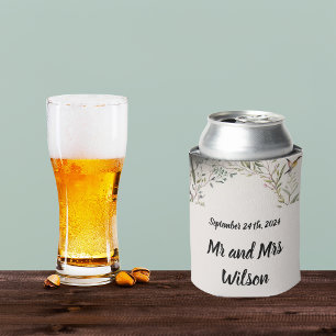 Porta-lata Anel BOHO de Flores e Ramificações