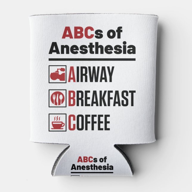 Porta-lata Anestesiologista Anestesiologia Médica Enfermeira  (Frente)