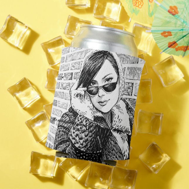 Porta-lata Angela Bingham Drink Coozy (Verão in situ)