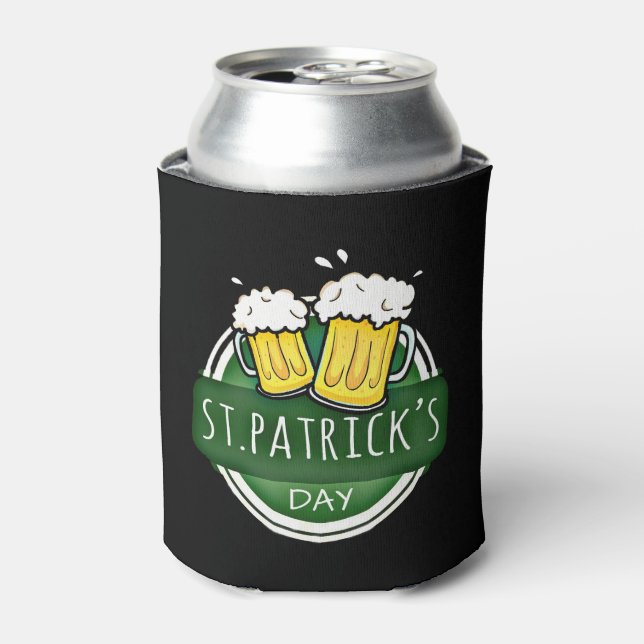 Porta-lata Anima-se com os Dias de São Patrícios de cerveja (Can Front)