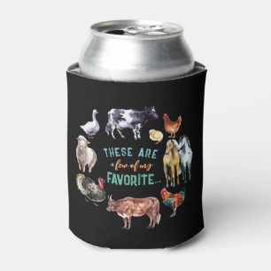 Porta-lata Animais de fazenda Estas são algumas das minhas aq