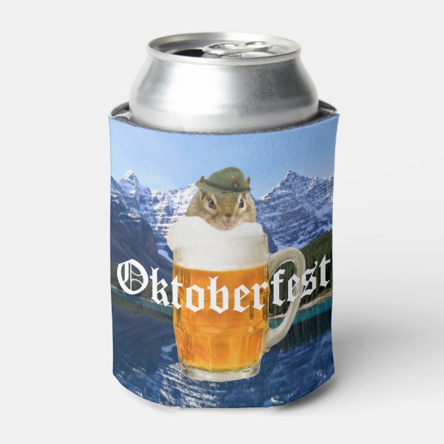 Porta-lata Animal do Festival de Cerveja da Oktoberfest (Can Front)