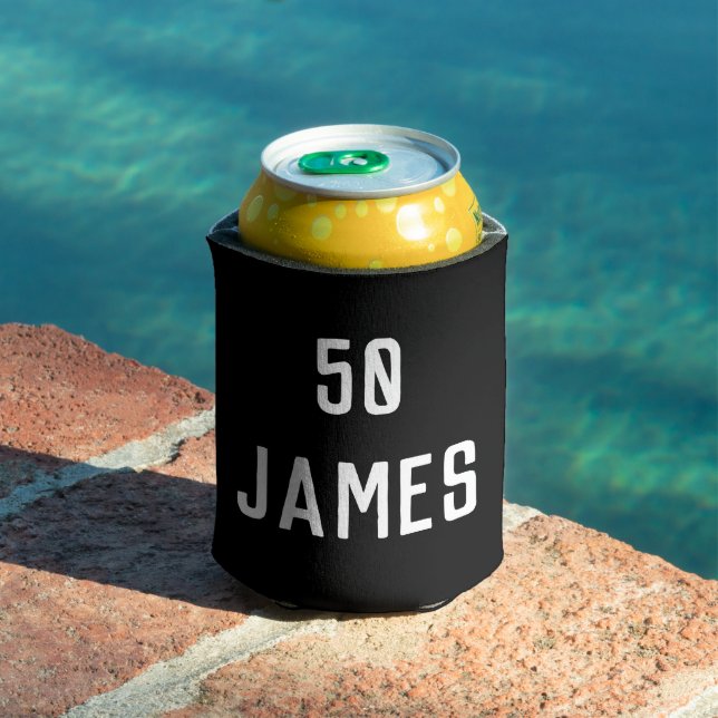 Porta-lata Aniversário: 50º Elegante Na moda Chic Favors (Piscina in situ)