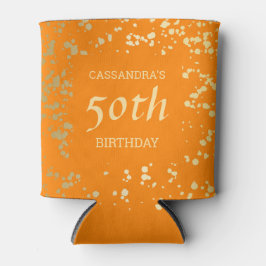 Porta-lata Aniversário Clássico do Egito Dourado Sprinkles La