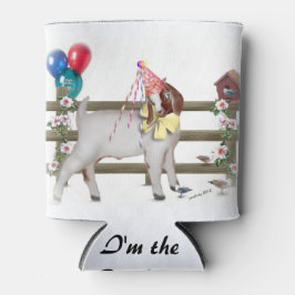 Porta-lata Aniversário com mensagem surpresa no fundo